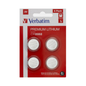 BATERIJA Verbatim CR2032 Lithium, 3V (4 kom./pakiranje)